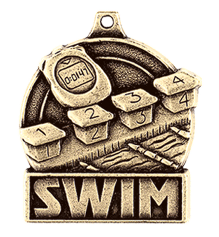 1 3/4" Swim Medals