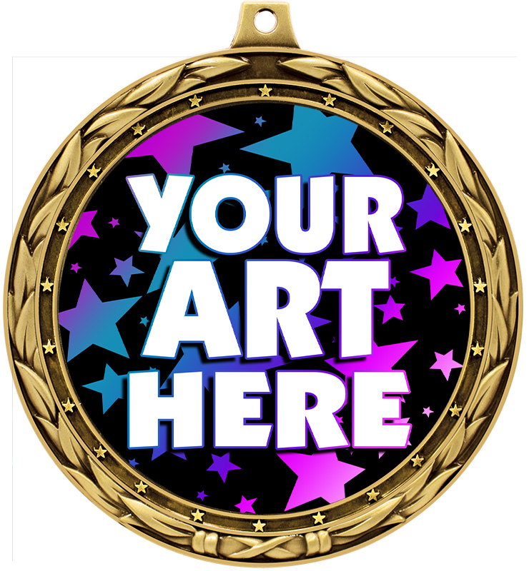 4 1/2" Jumbo Insert Medal