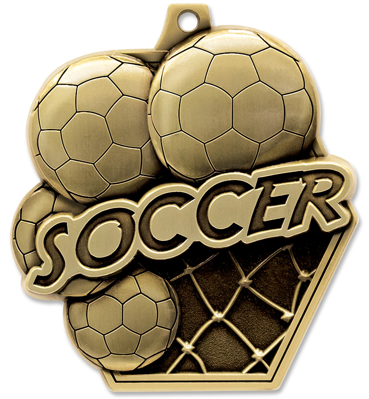 2 1/4" Masters Soccer Medals