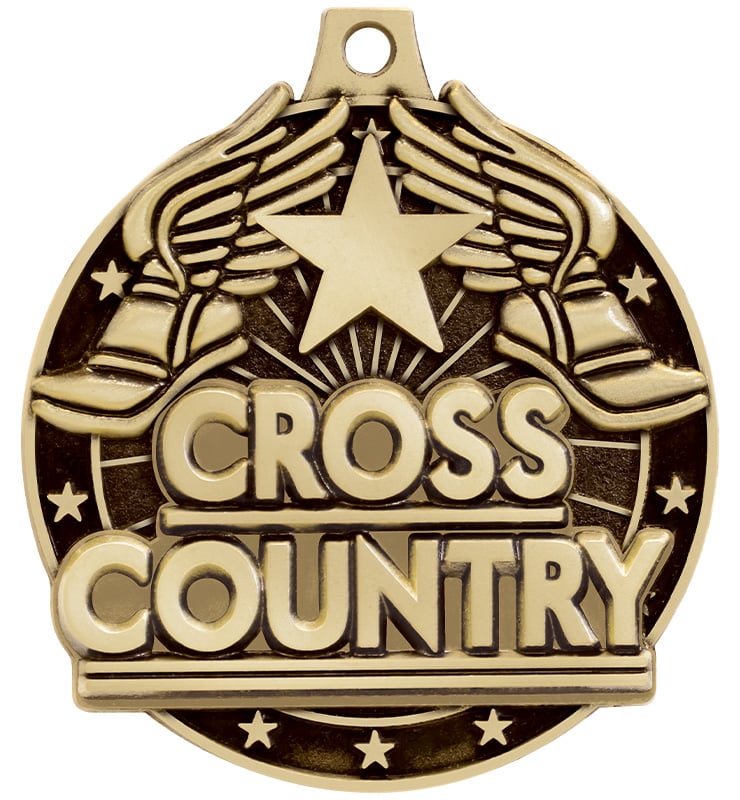 2" 3D Cross Country Medals
