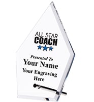 Economy Diamond Clear Acrylic