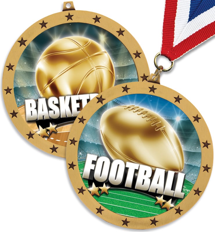 4" Colossal Insert Medals