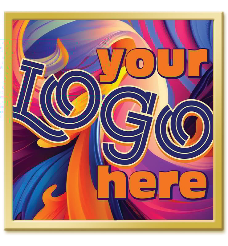 1.25" Gold Square Insert Pin