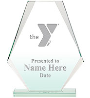 YMCA Jade Pyramid Crystal