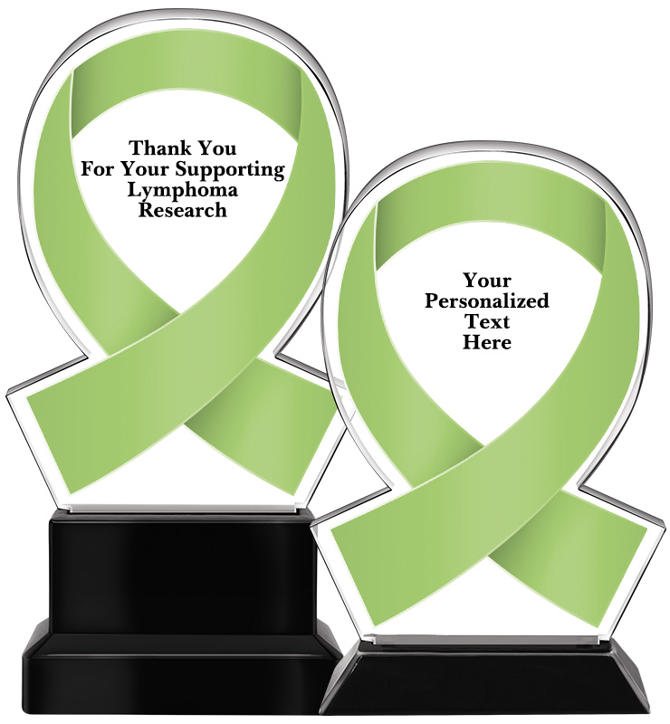 Acrylic Lime Green Awareness Ribbon