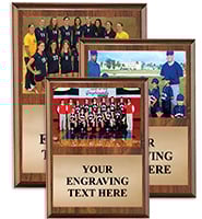 Vertical Team Photo Plaque