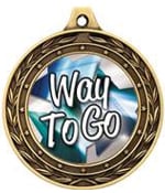 2" Way To Go Duo Medal