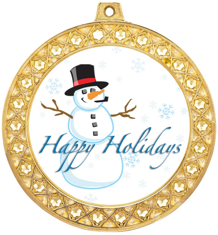 Holiday Ornament Insert Medals