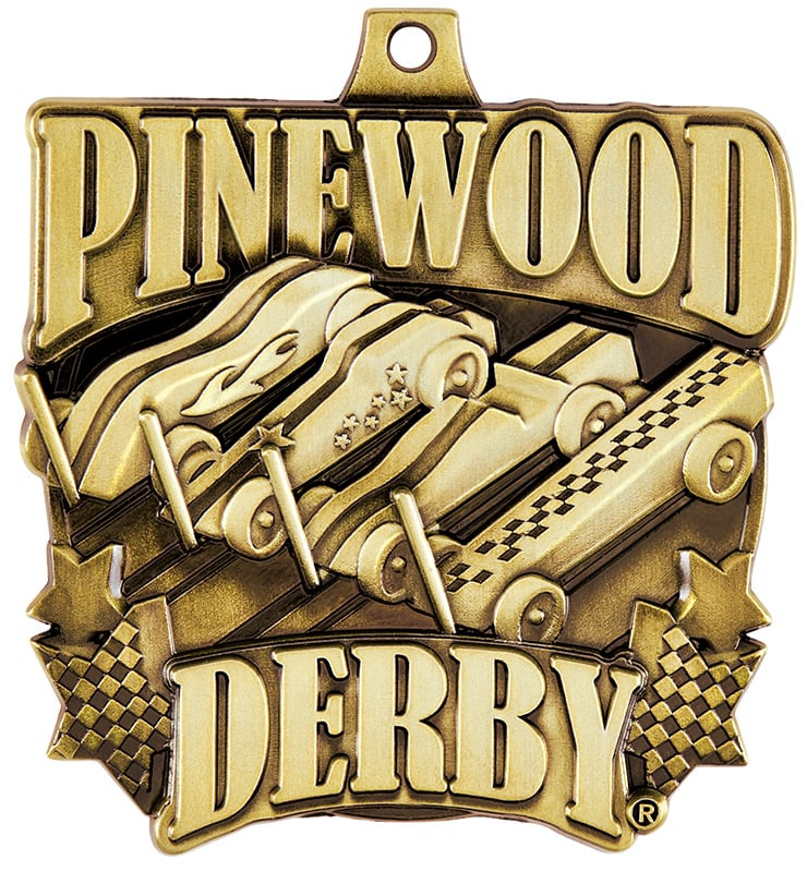 2" Pinewood Derby® Race Medals