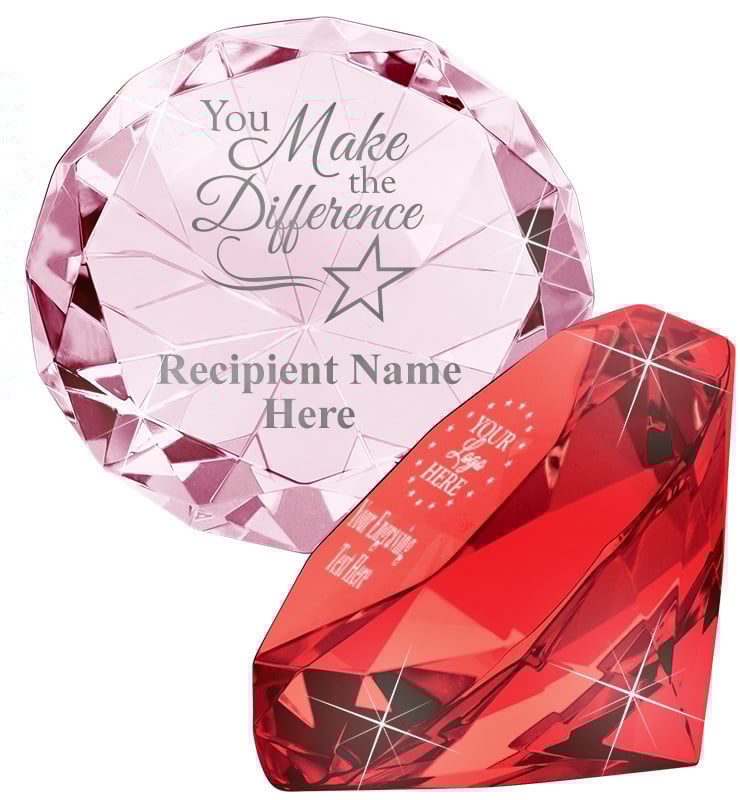 80 Carat Diamond Paperweights