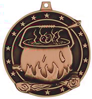 2" Bronze Chili Pot Medal
