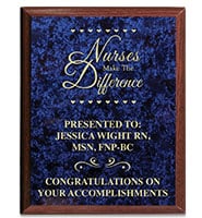 Classic Wood Plaques With Color Plate