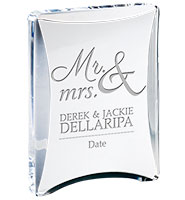 Billboard Wedding Acrylic Award