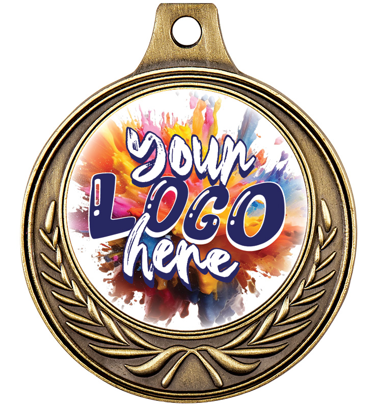 1 1/2" Euro Wreath Medal