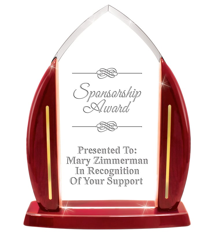 Rosewood Slide-In Acrylic