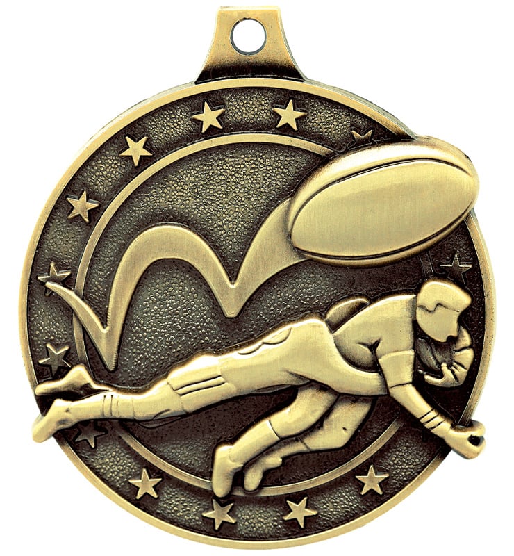 2" Rugby Medals