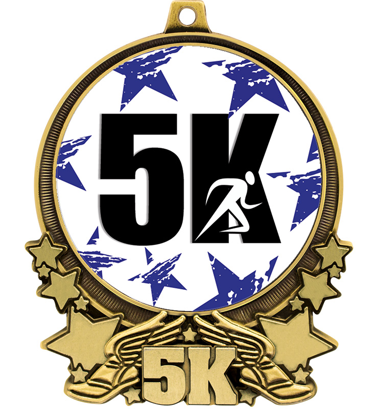 3" 5K Double Action 2.0 Medals