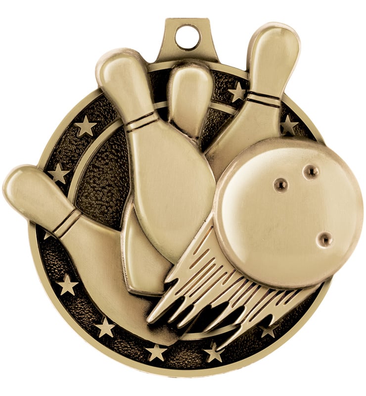 2" Bowling Medals