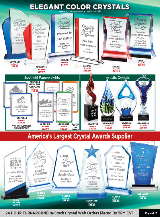 Crown Awards Catalog