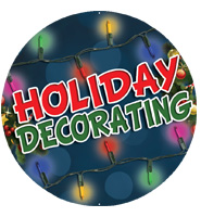 2" Holiday Decorating Sticker