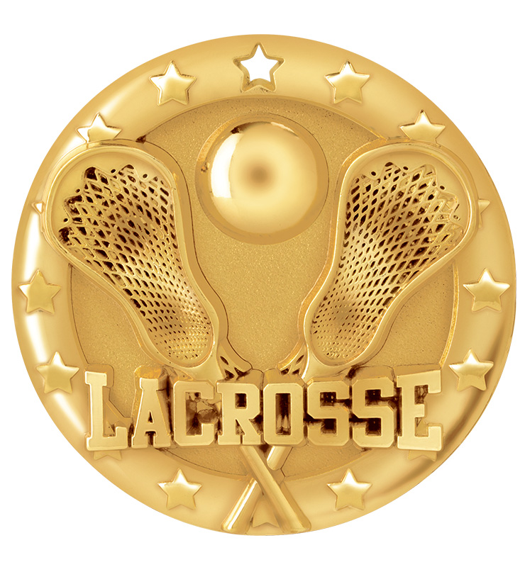 2" Lacrosse Blaze Medal