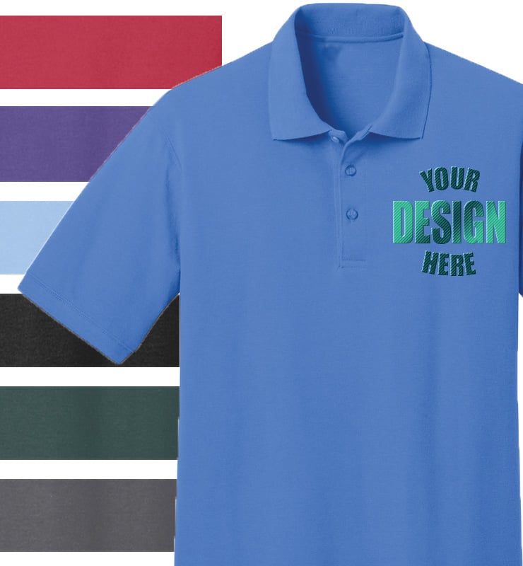 Men's Cotton/Poly Pique Polo