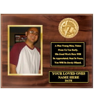 12" x 15" Memorial Wood Plaque