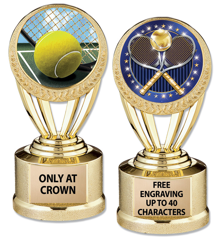 5" Gold Wreath Insert Trophy