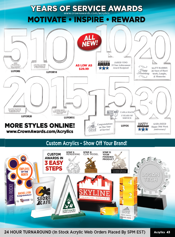 Crown Awards Catalog