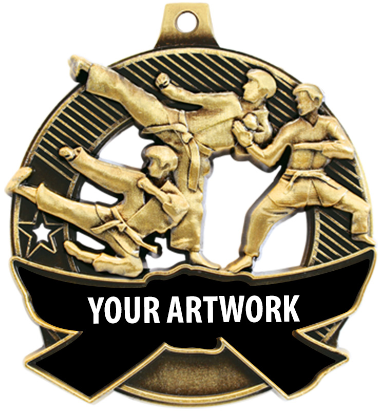 2 1/4" Custom Martial Arts Shieldz Medal