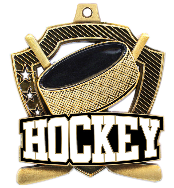 2 1/4" Hockey Shieldz Medals