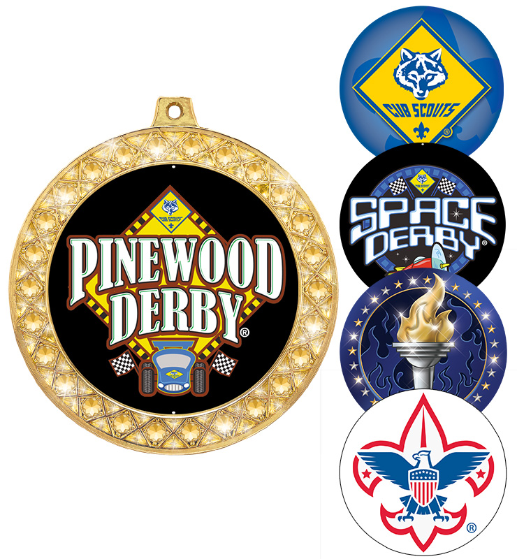 2 1/2" Twinkler Insert Medals