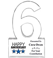 6 Years Of Service Acrylic