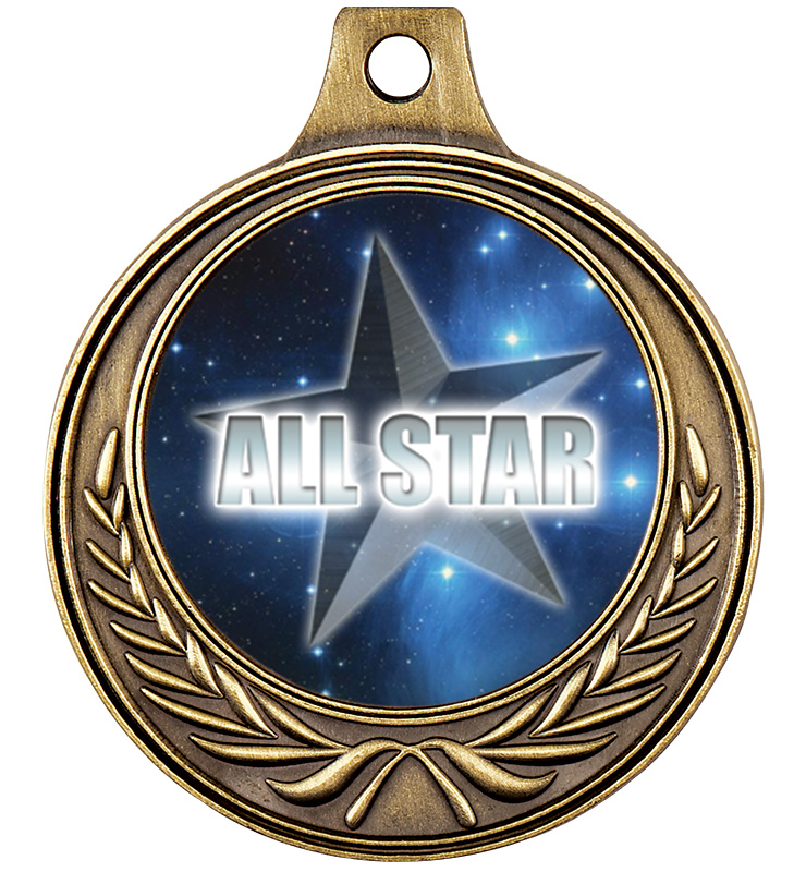 1 1/2" Star Medals