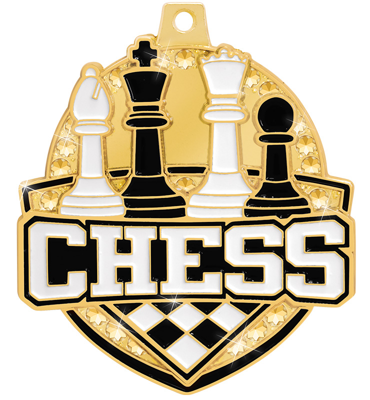 2 1/4" Royal Chess Medals