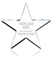 Acrylic Star Paperweight