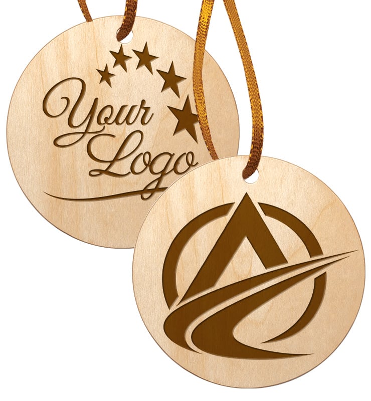 2" Custom Printz Engraved Wood Ornament&nbsp;