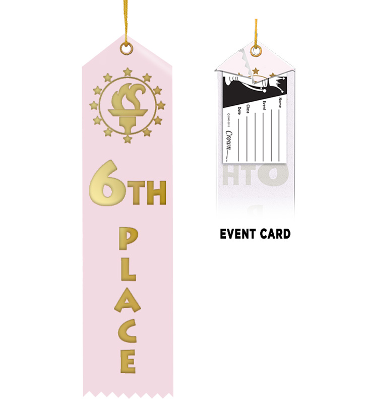 6th Place Award Ribbon