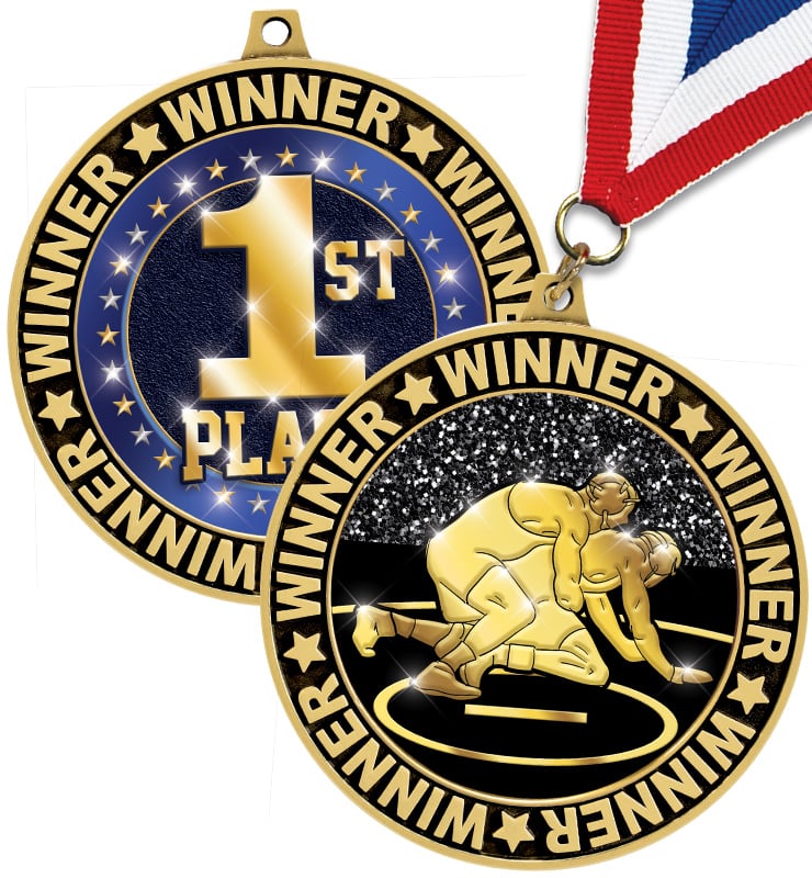 2 3/4" Winner Perimeter Insert Medal