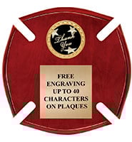 Maltese Cross Rosewood Insert Plaque