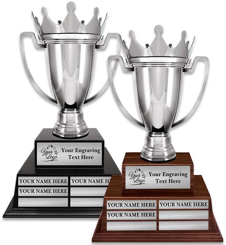 Perpetual Silver Crown Cup Trophy