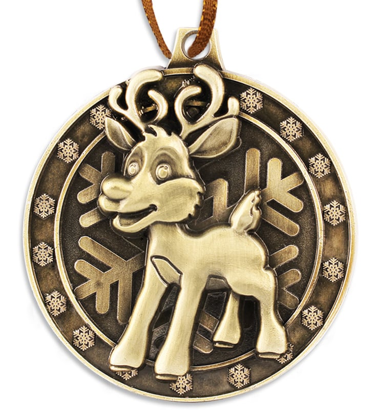 2" Reindeer Ornament