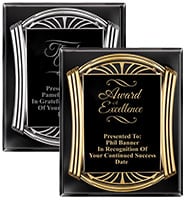 Roman Ebony Piano Plaques