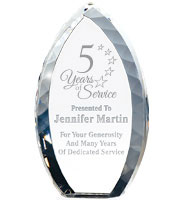 Anniversary Tear Drop Crystals