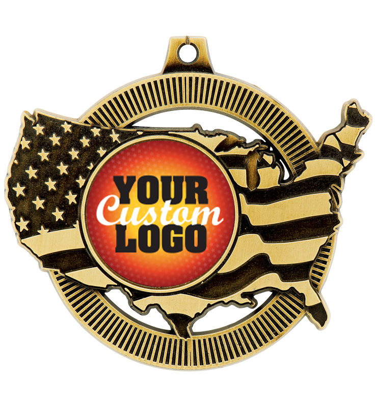 2" United States Insert Medal