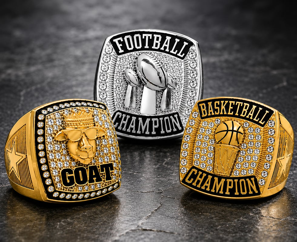 Gold And Silver Deluxe Rings