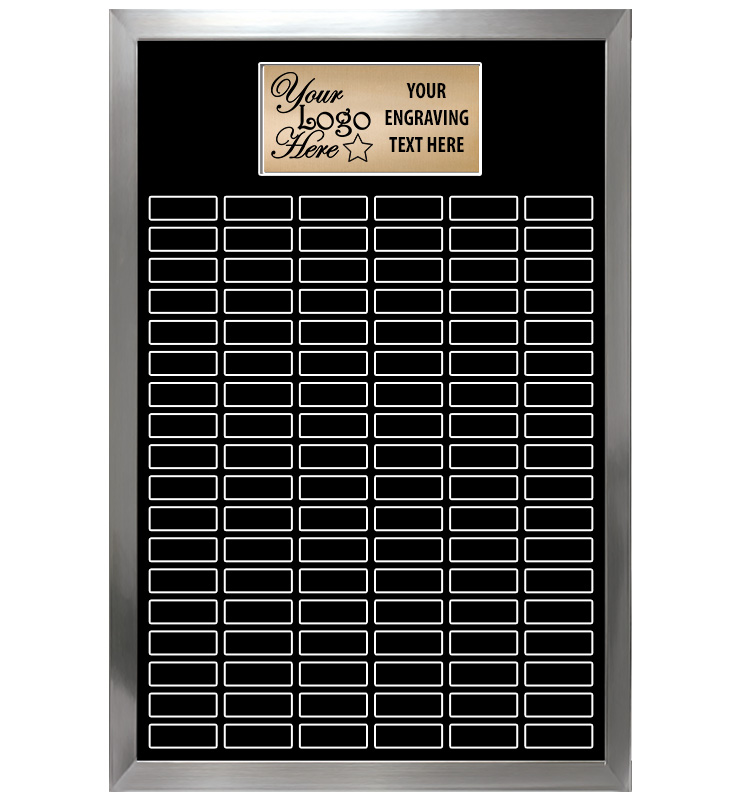 108 Plate Portrait Frame Perpetual Plaque