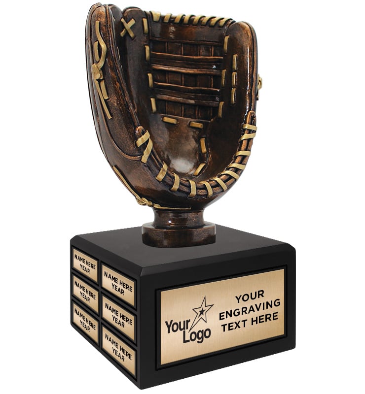 Baseball Glove Perpetual Trophy