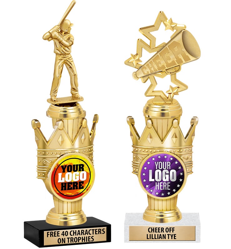 Crown Insert Riser Trophy