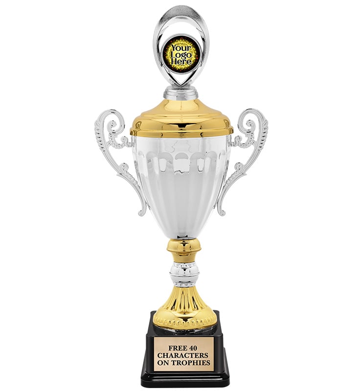 Accolade Silver Metal Cup Insert Holder Trophies